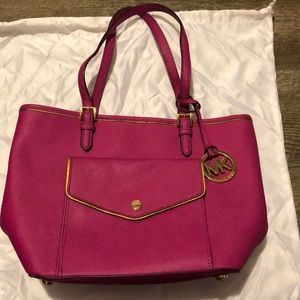 Fuschia Small Michael Kors Tote